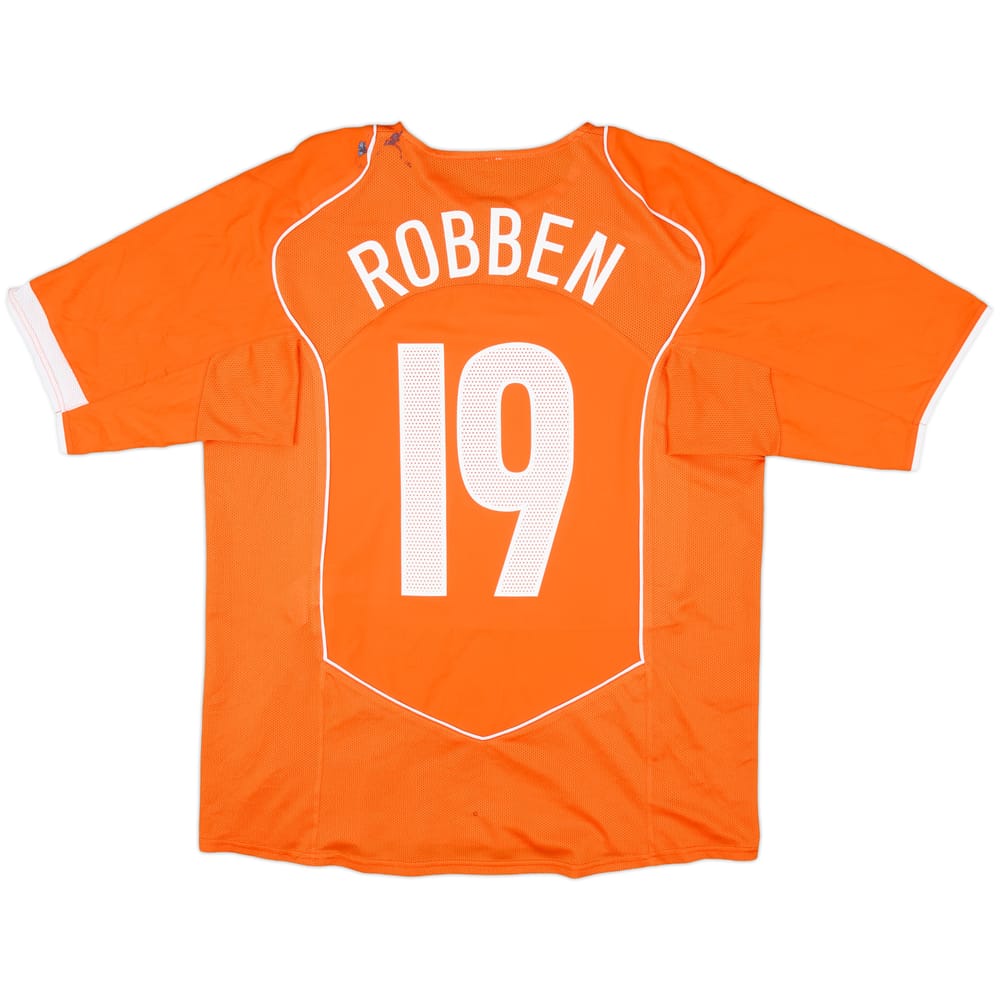 2004-06 Netherlands Home Shirt Robben #19 - 5/10 - (L)