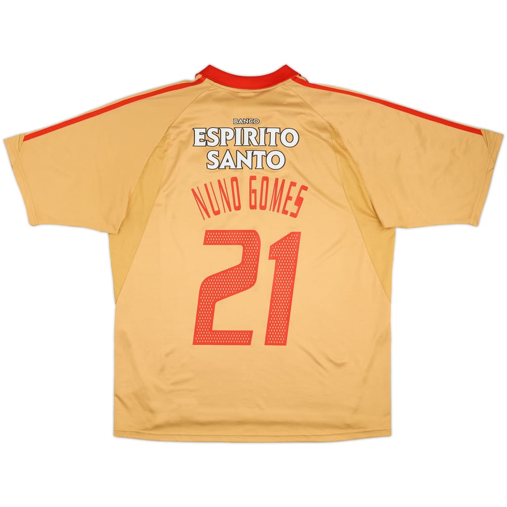 2004-05 Benfica Third Shirt Nuno Gomes #21 - 8/10 - (XL)