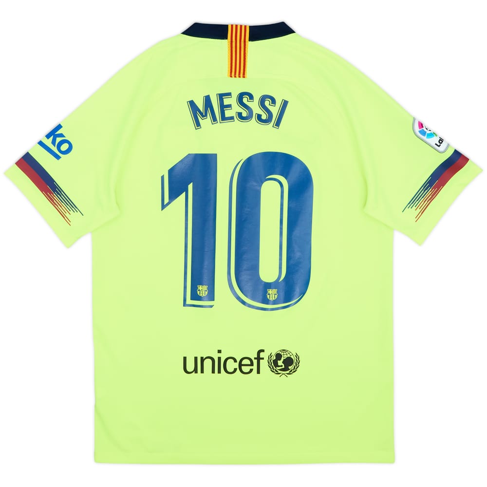 2018-19 Barcelona Visitante Camiseta Messi #10 - 8/10 - (M)