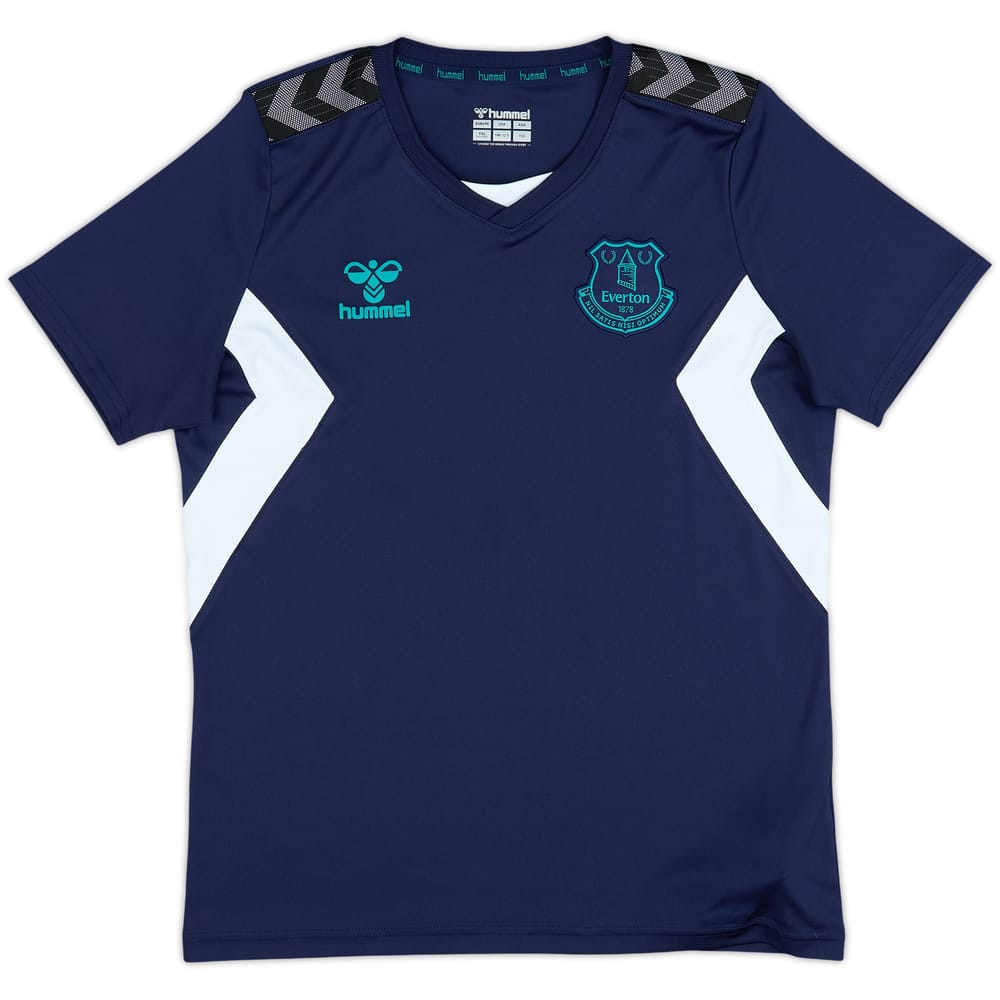 2023-24 Everton Hummel Training Shirt - 9/10 - (M.Boys)