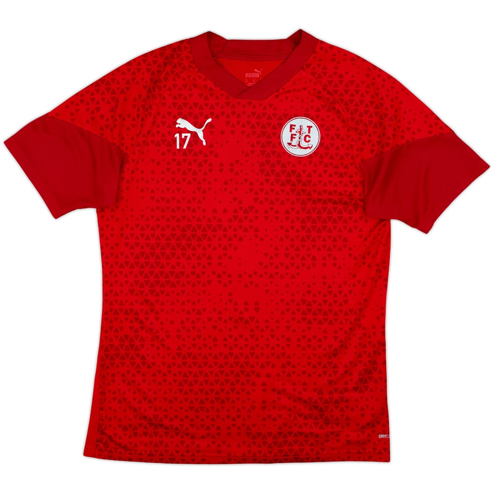 2023-24 Fleetwood Town Puma Player Issue Training Shirt #17 - 8/10 - (M)