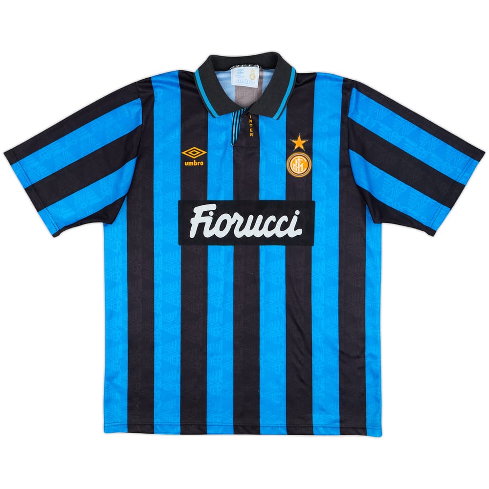 1992-94 Inter Milan Home Shirt - 8/10 - (L)