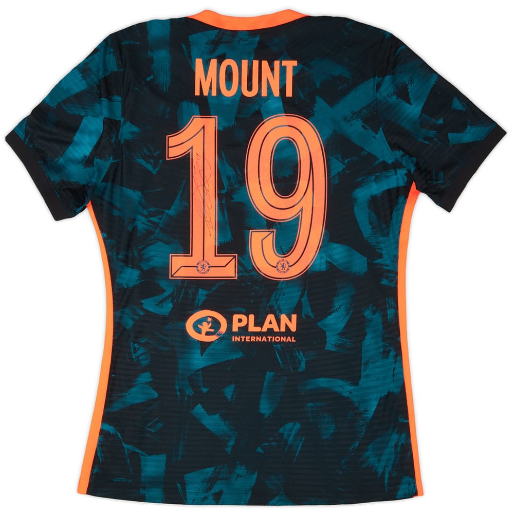 2021-22 Chelsea Player Issue Signed Third Shirt Mount #19 - As New - (L)
