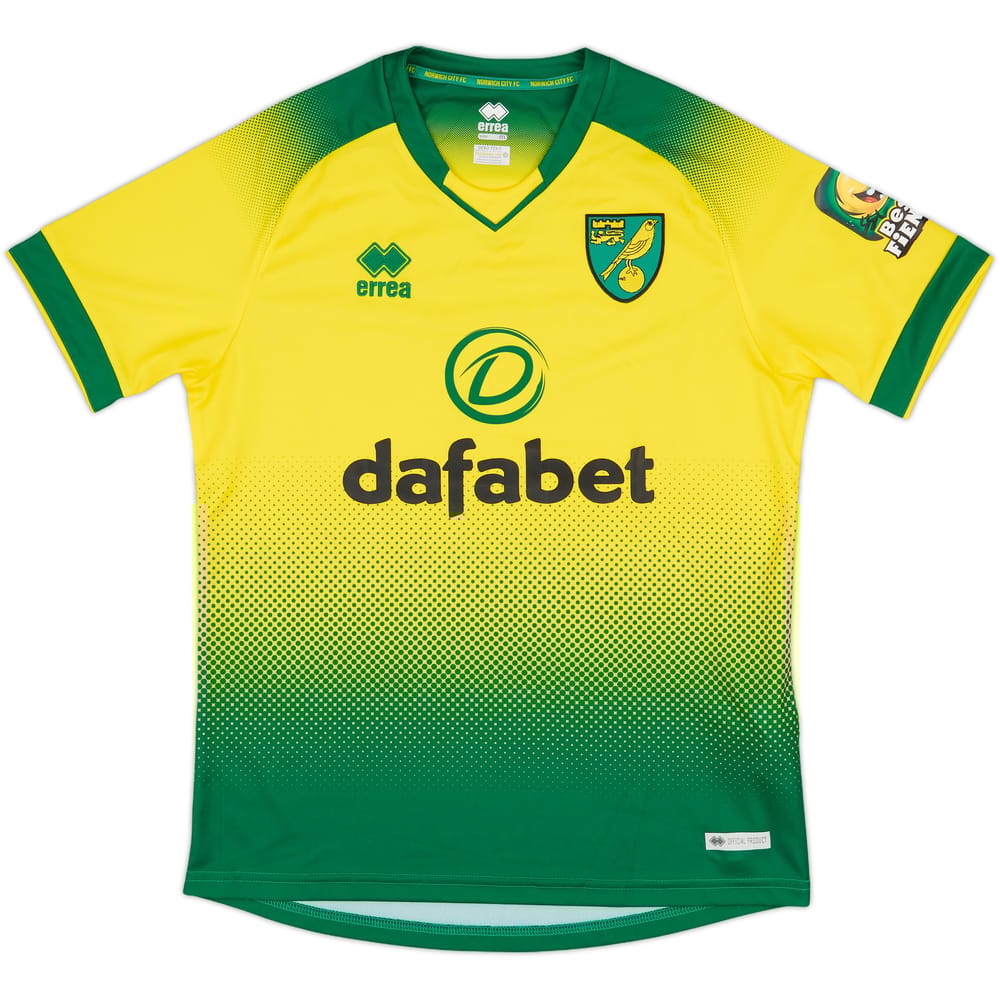 2019-20 Norwich Home Shirt - 9/10 - (M)