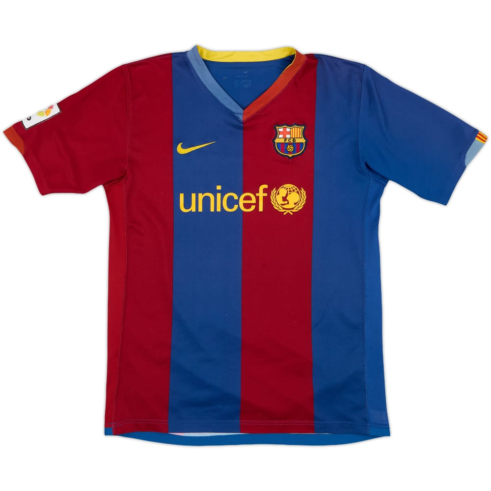 2006-07 Barcelona Home Shirt - 6/10 - (XL.Boys)