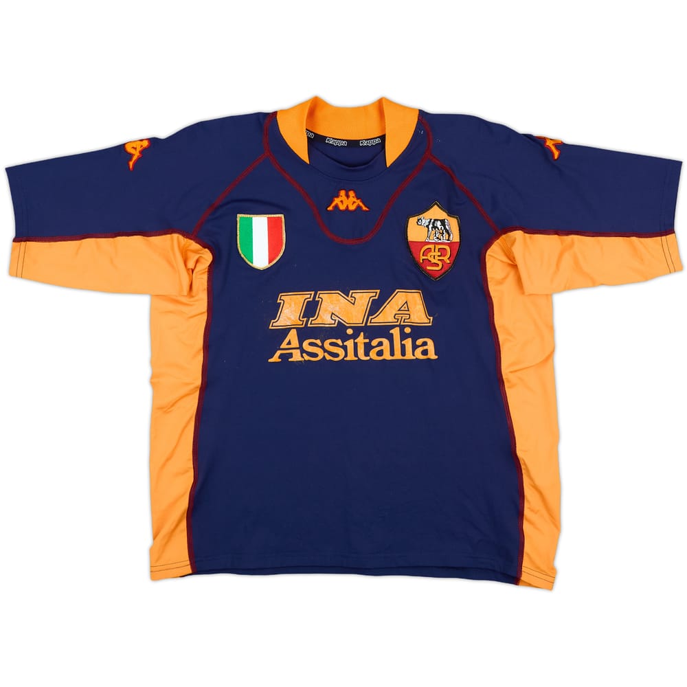 2001-02 Roma Third Shirt - 4/10 - (XL.Boys)
