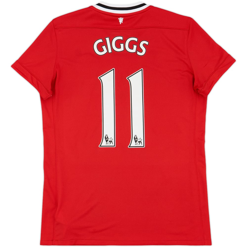 2011-12 Manchester United Home Shirt Giggs #11 - 7/10 - (Women's L)