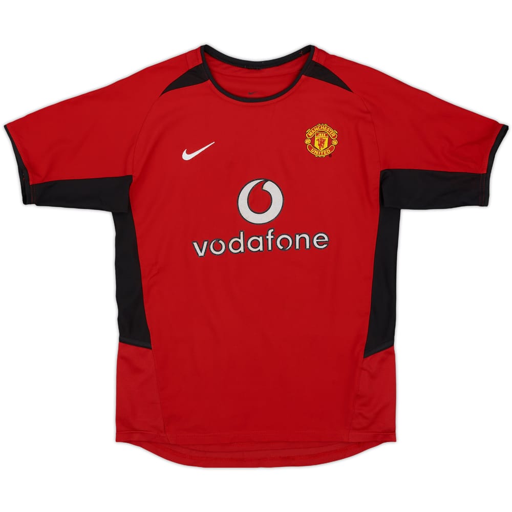 2002-04 Manchester United Home Shirt - 8/10 - (M.Boys)