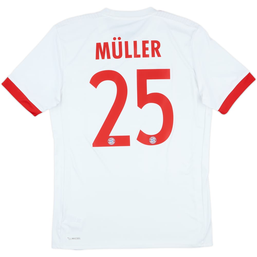 2017-18 Bayern Munich European Third Shirt Muller #25 - 7/10 - (S)