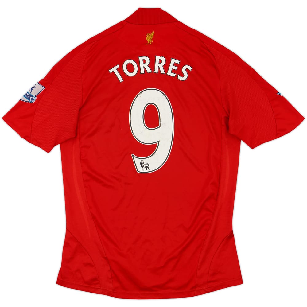 2008-10 Liverpool Home Shirt Torres #9 - 5/10 - (S)