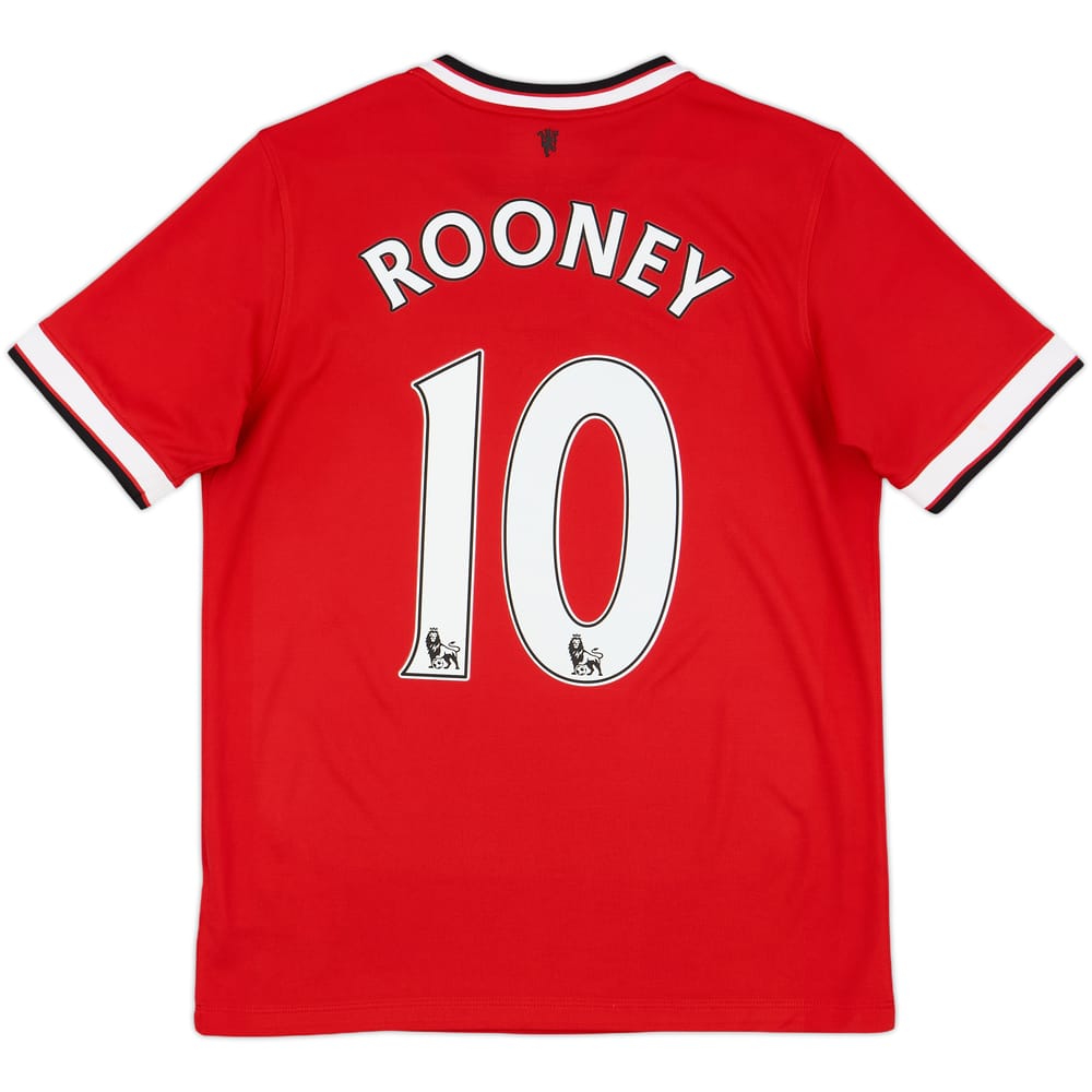 2014-15 Manchester United Home Shirt Rooney #10 - 7/10 - (XL.Boys)
