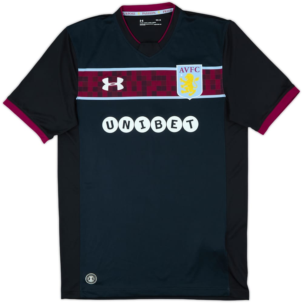 2017-18 Aston Villa Away Shirt - 9/10 - (M)