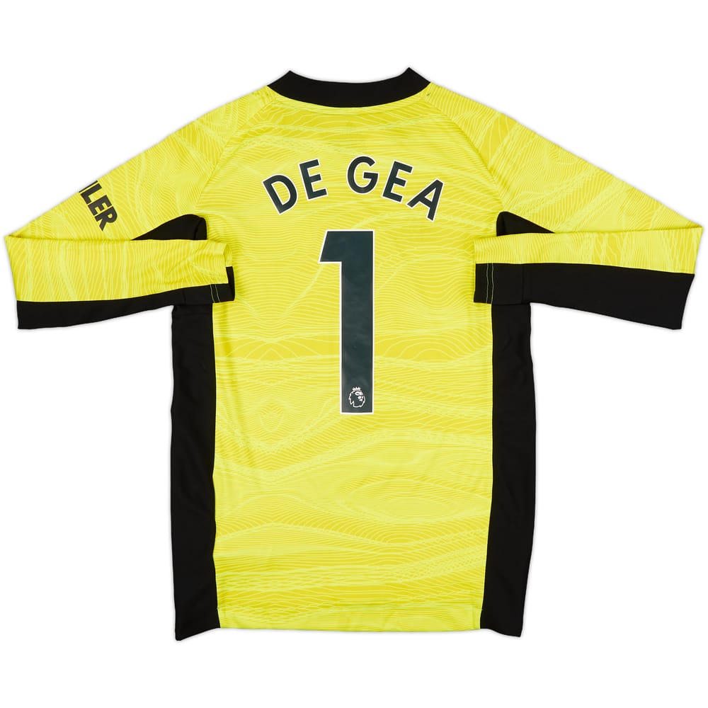 2021-22 Manchester United GK Shirt De Gea #1 - 9/10 - (L.Boys)