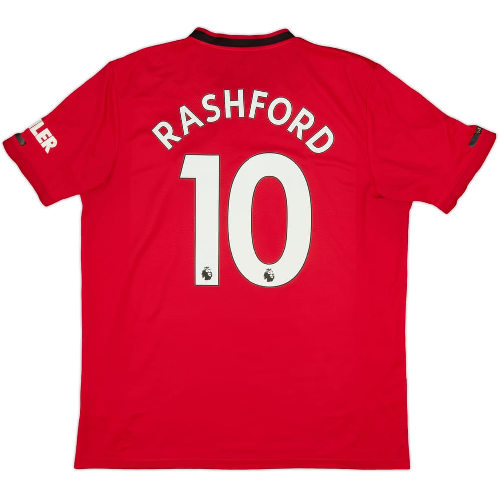 2019-20 Manchester United Home Shirt Rashford #10 - 6/10 - (XL)