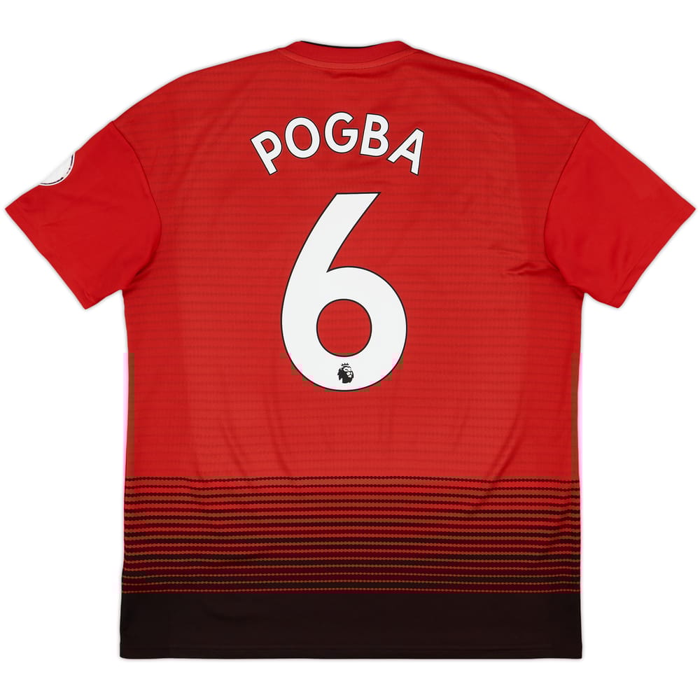 2018-19 Manchester United Home Shirt Pogba #6 - 7/10 - (M)