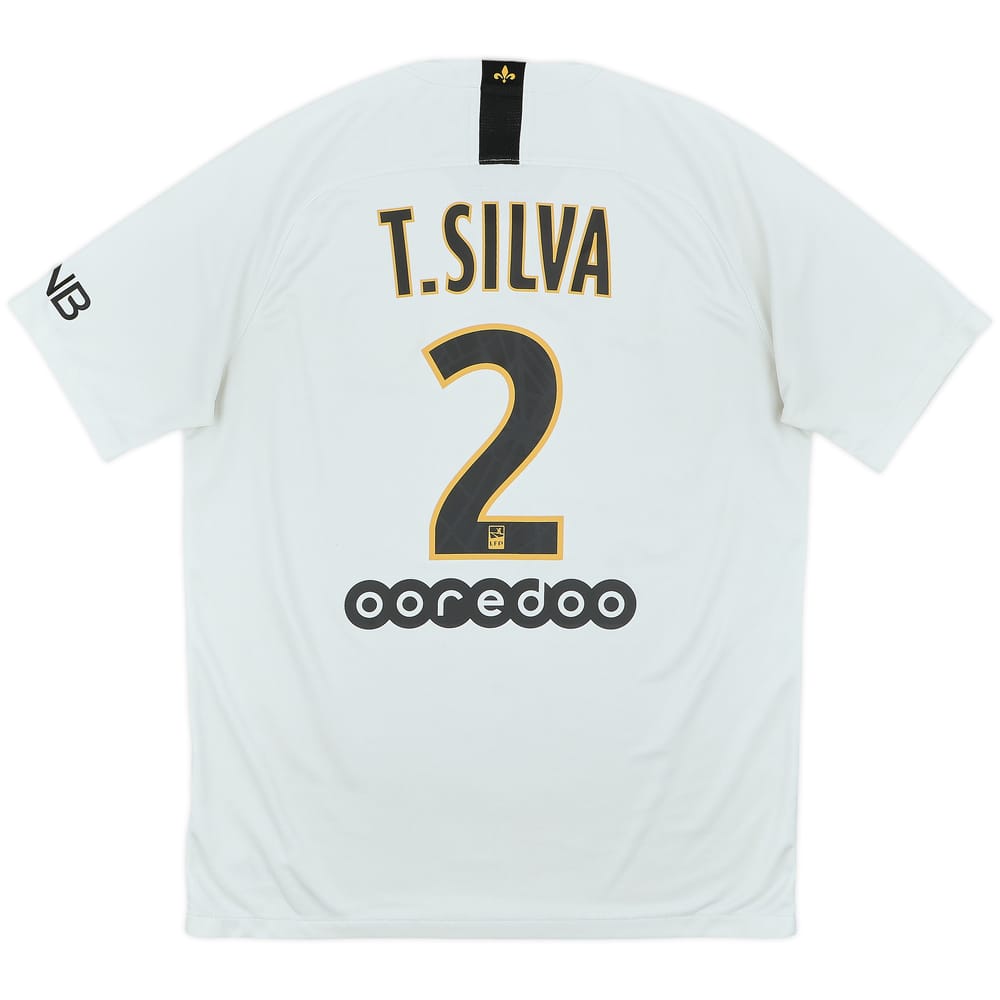 2018-19 Paris Saint-Germain Away Shirt T.Silva #2 - 9/10 - (L)