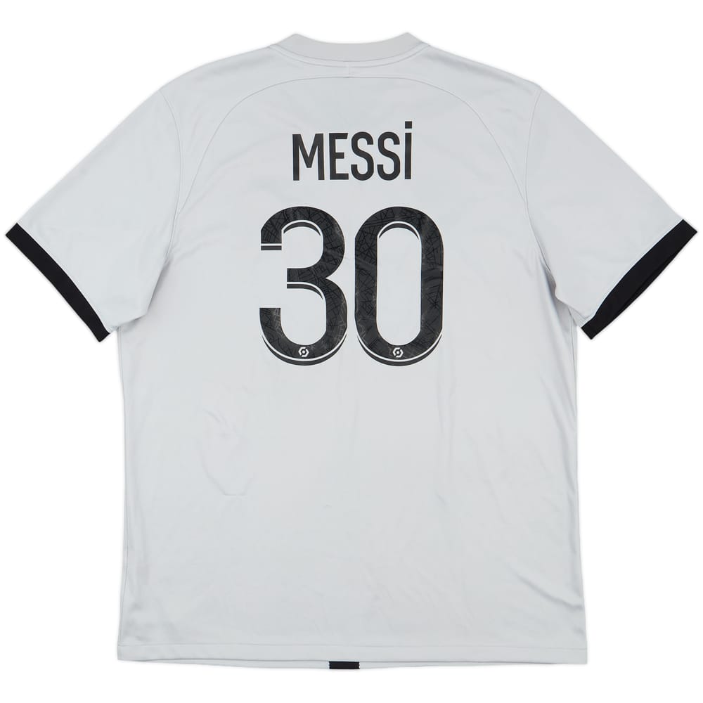 2022-23 Paris Saint-Germain Away Shirt Messi #30 - 7/10 - (XL)