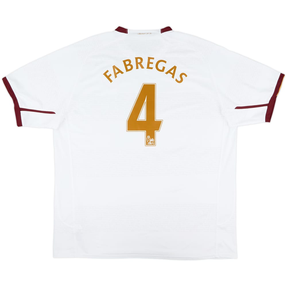 2007-08 Arsenal Away Shirt Fabregas #4 - 7/10 - (XXL)