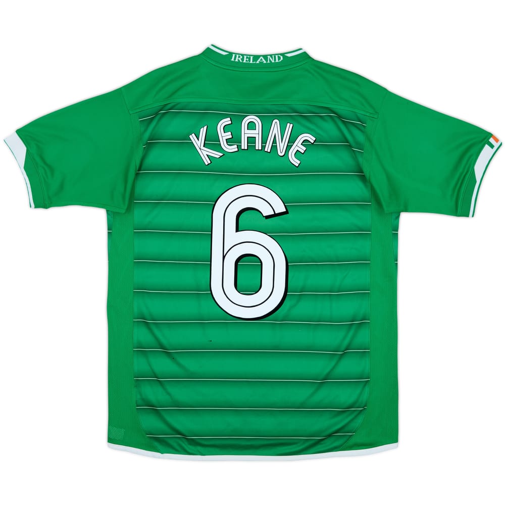2003-04 Ireland Home Shirt Keane #6 - 7/10 - (M)