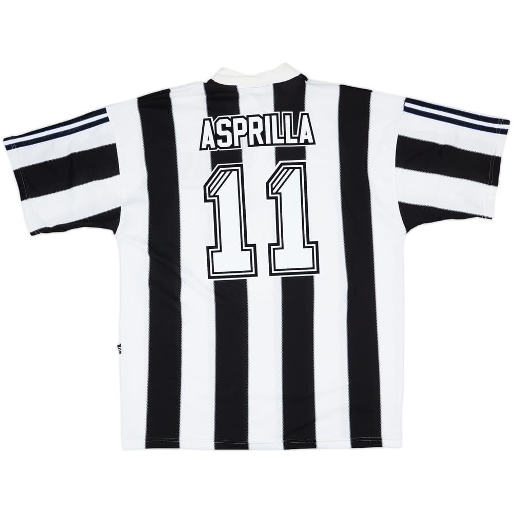 1995-97 Newcastle Home Shirt Asprilla #11 - 6/10 - (XL)