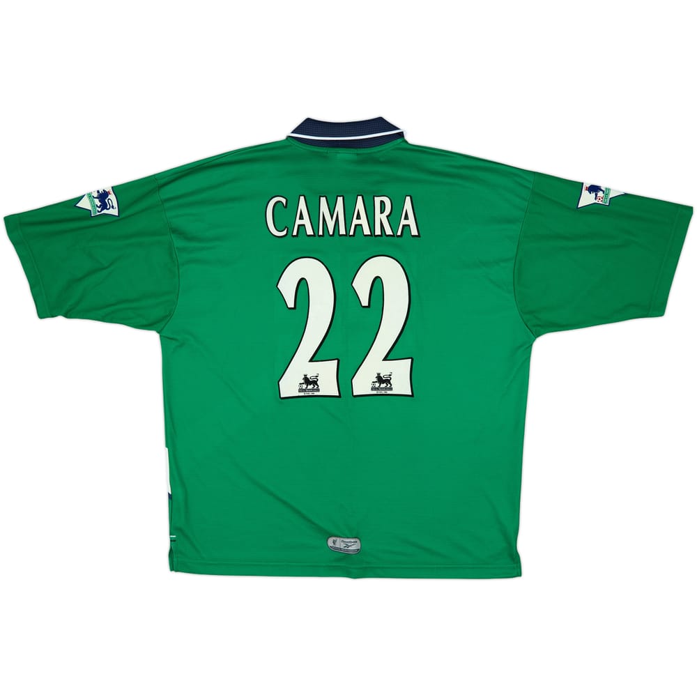 1999-00 Liverpool Away Shirt Camara #22 - 7/10 - (XL)