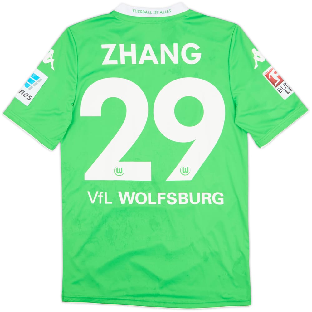 2014-15 Wolfsburg Home Shirt Zhang #29 - 6/10 - (S)