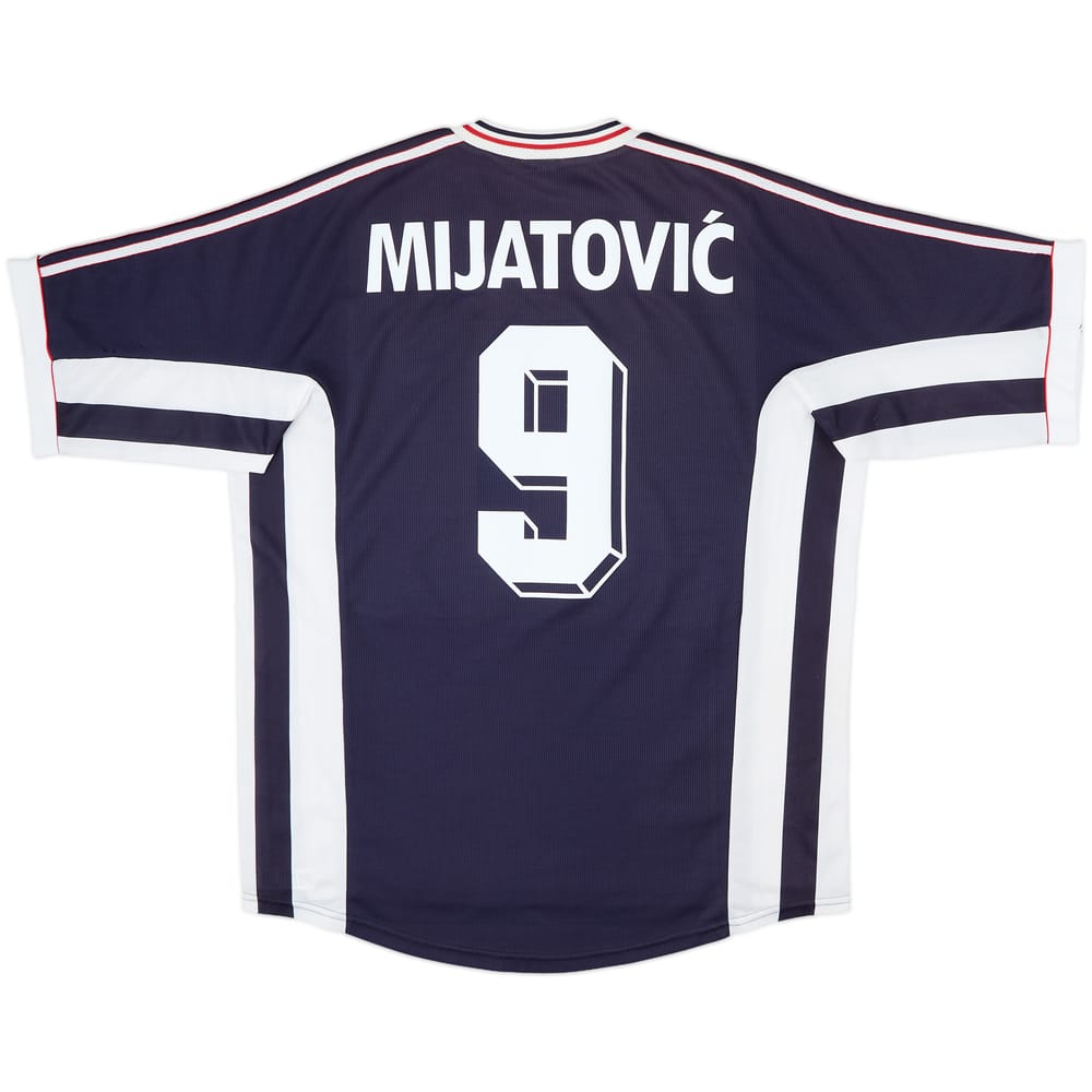 1998-99 Yugoslavia Home Shirt Mijatovic #9 - 10/10 - (L)