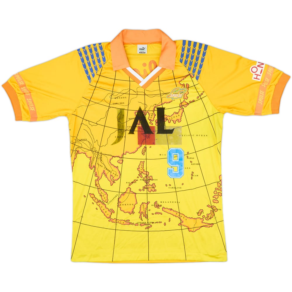 1992-93 Shimizu S-Pulse Home Shirt #9 - 5/10 - (L)