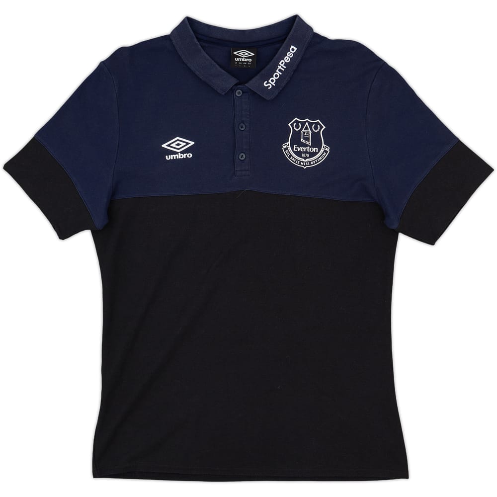 2017-18 Everton Umbro Polo Shirt - 8/10 - (L)