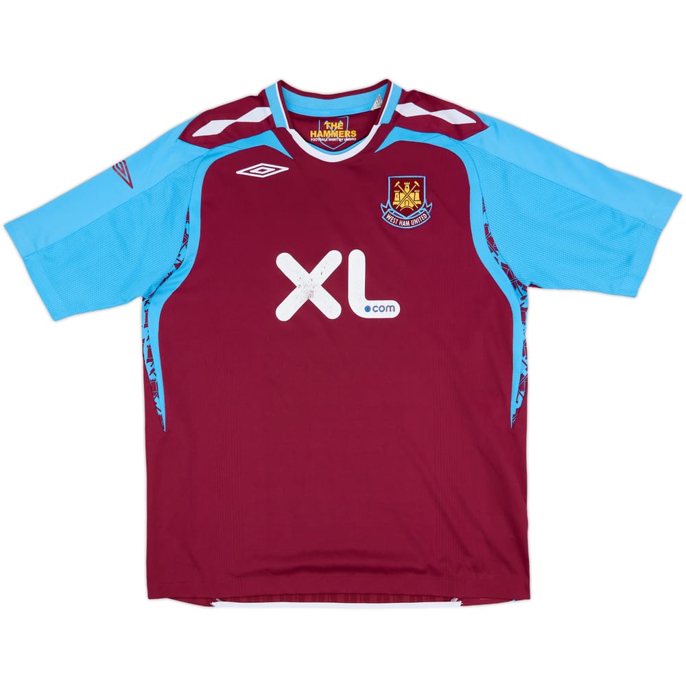 2007-08 West Ham Home Shirt - 5/10 - (XL)