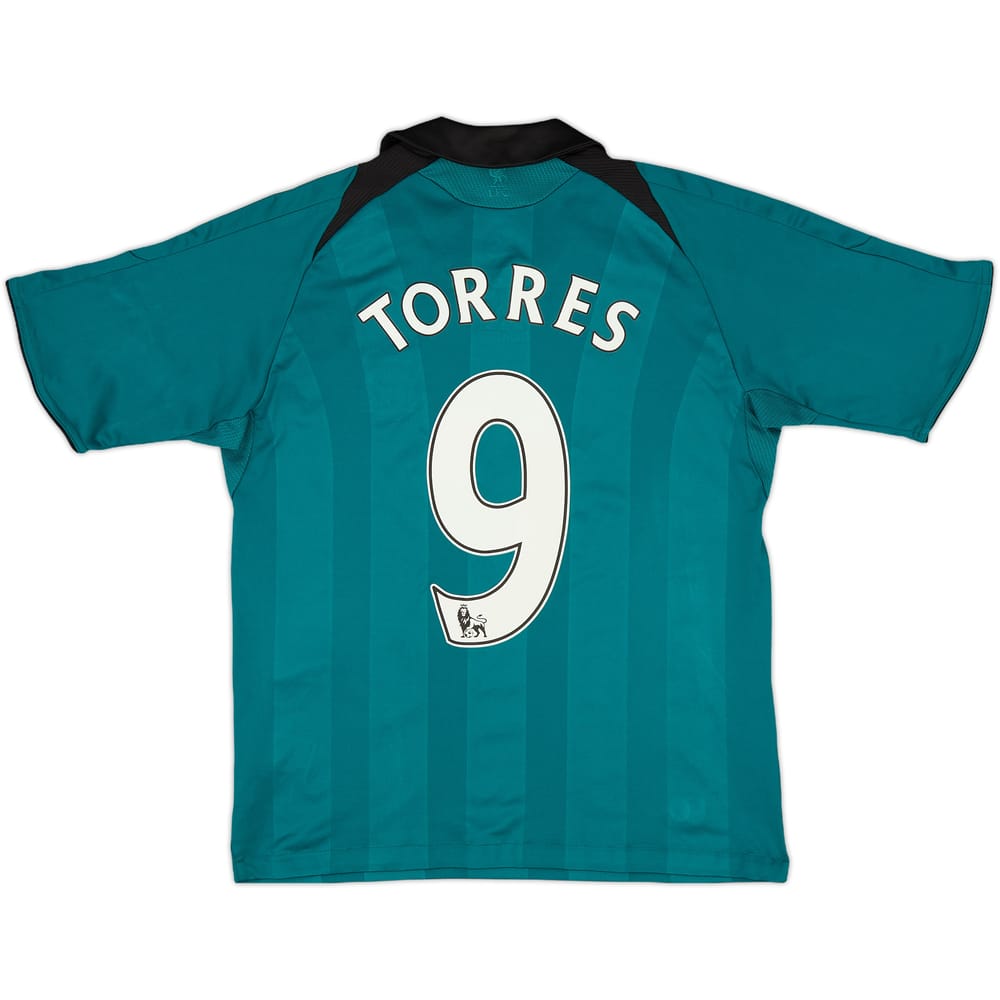 2008-09 Liverpool Third Shirt Torres #9 - 8/10 - (M.Boys)
