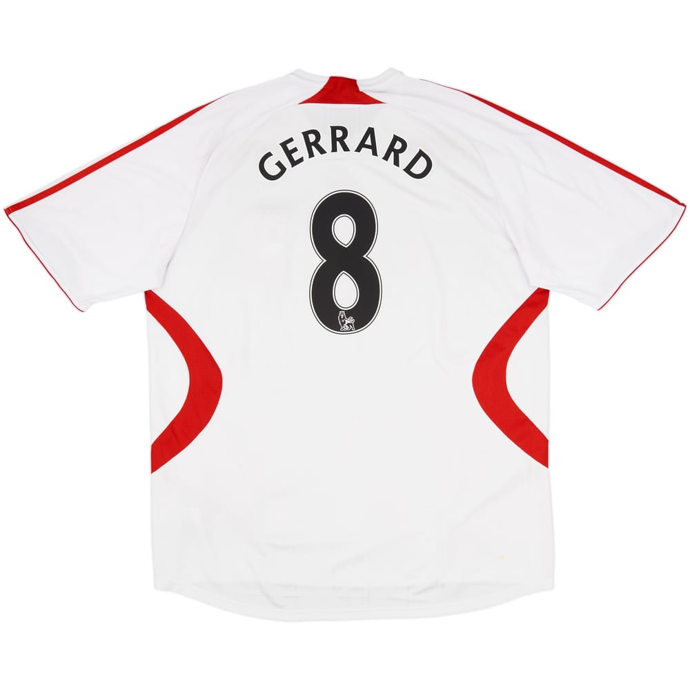 2007-08 Liverpool Away Shirt Gerrard #8 - 6/10 - (XXL)