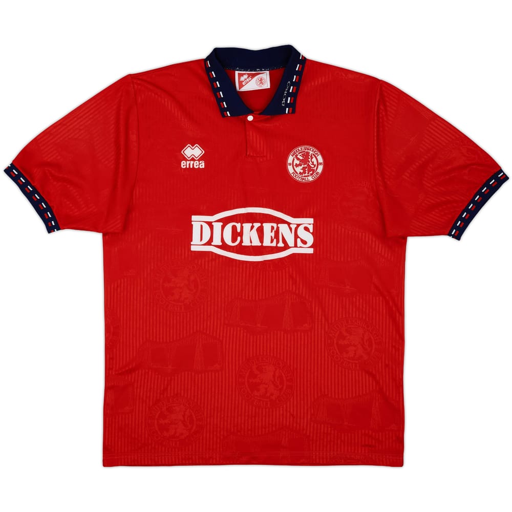 1994-95 Middlesbrough Home Shirt - 8/10 - (XL)