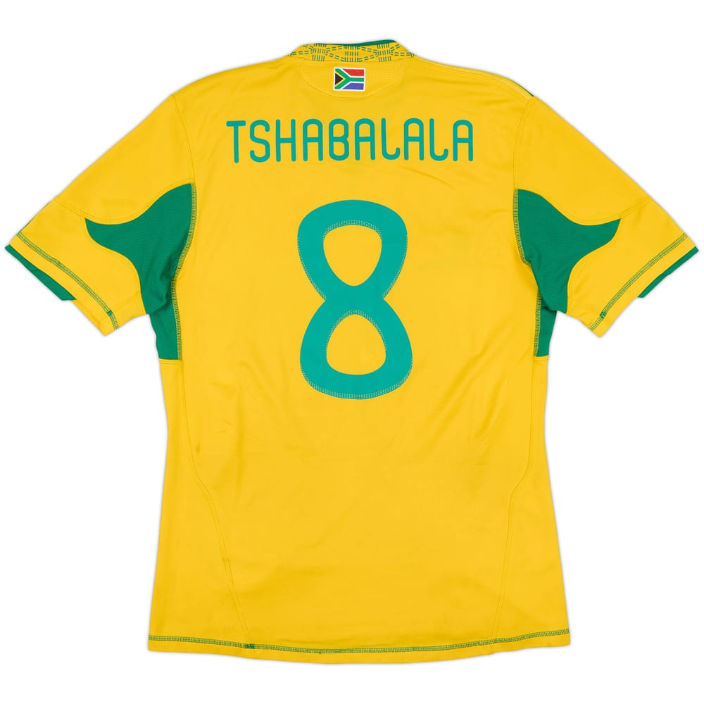 2009-11 South Africa Home Shirt Tshabalala #8 - 6/10 - (M)
