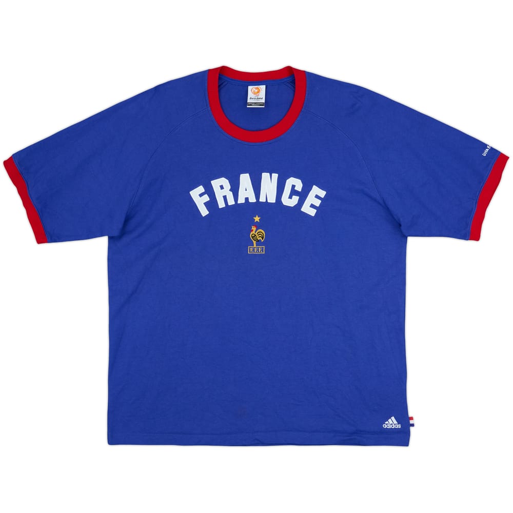 2004-05 France adidas Euros Tee - 9/10 - (XL)
