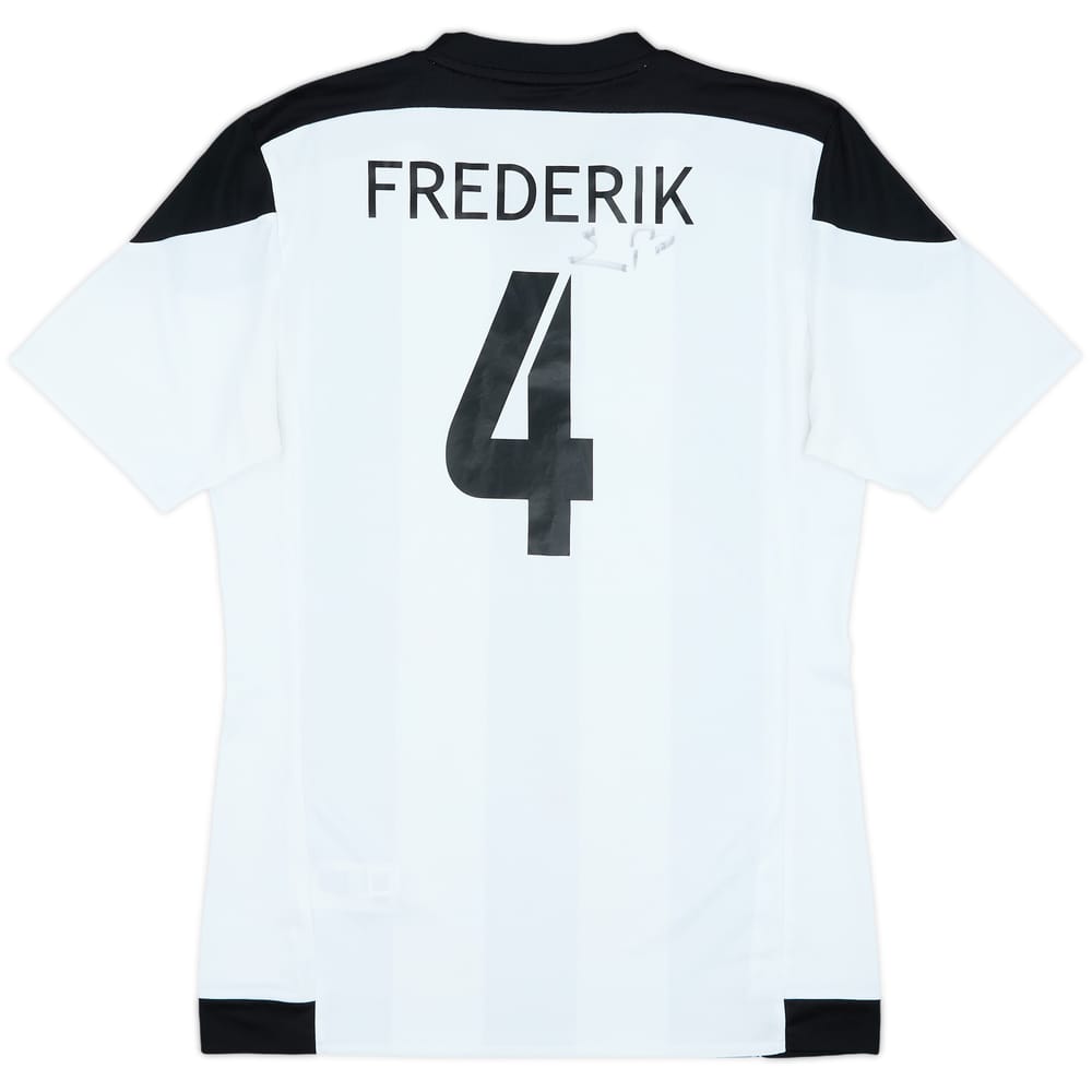 2016-17 Ingolstadt Signed 'Fussballschule' adidas Training Shirt Frederik #4 - 6/10 - (S)