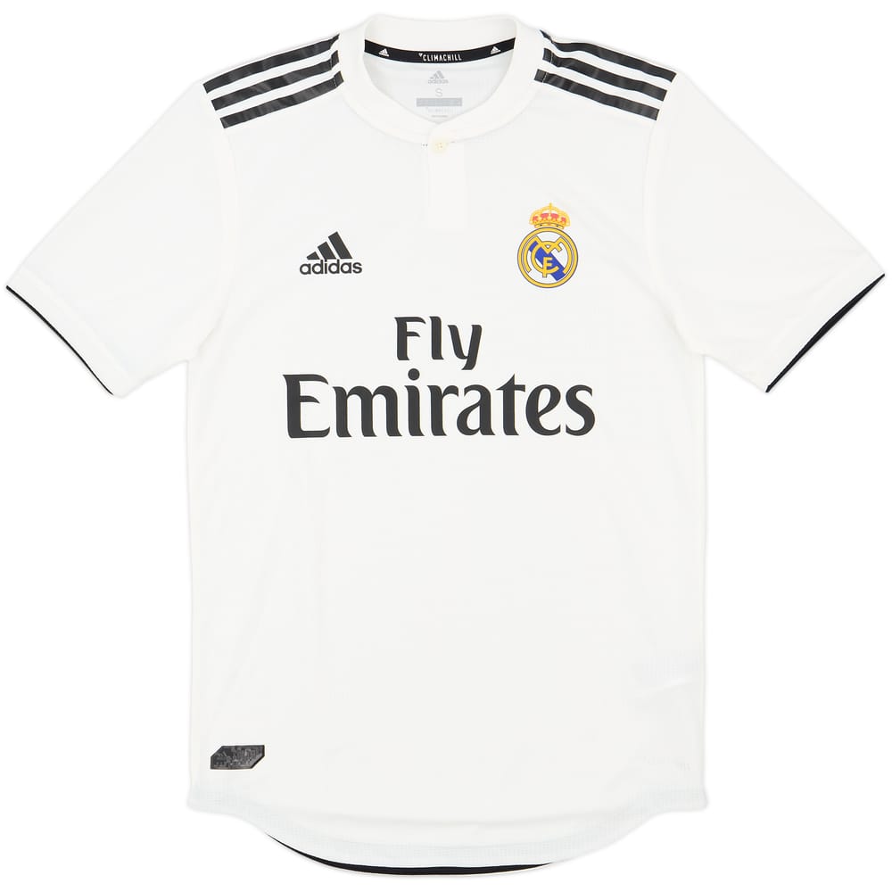 2018-19 Real Madrid Authentic Home Shirt - 10/10 - (S)