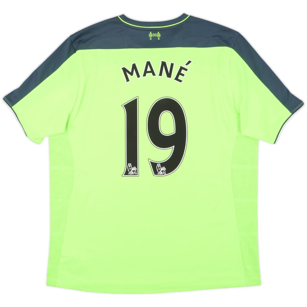 2016-17 Liverpool Third Shirt Mane #19 - 7/10 - (XL)