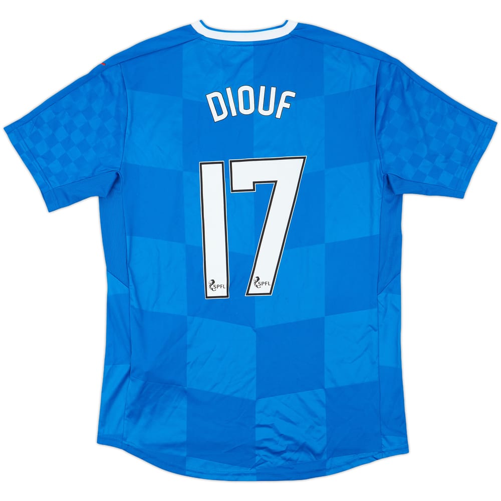 2016-18 Rangers Home Shirt Diouf #10 - 8/10 - (M)
