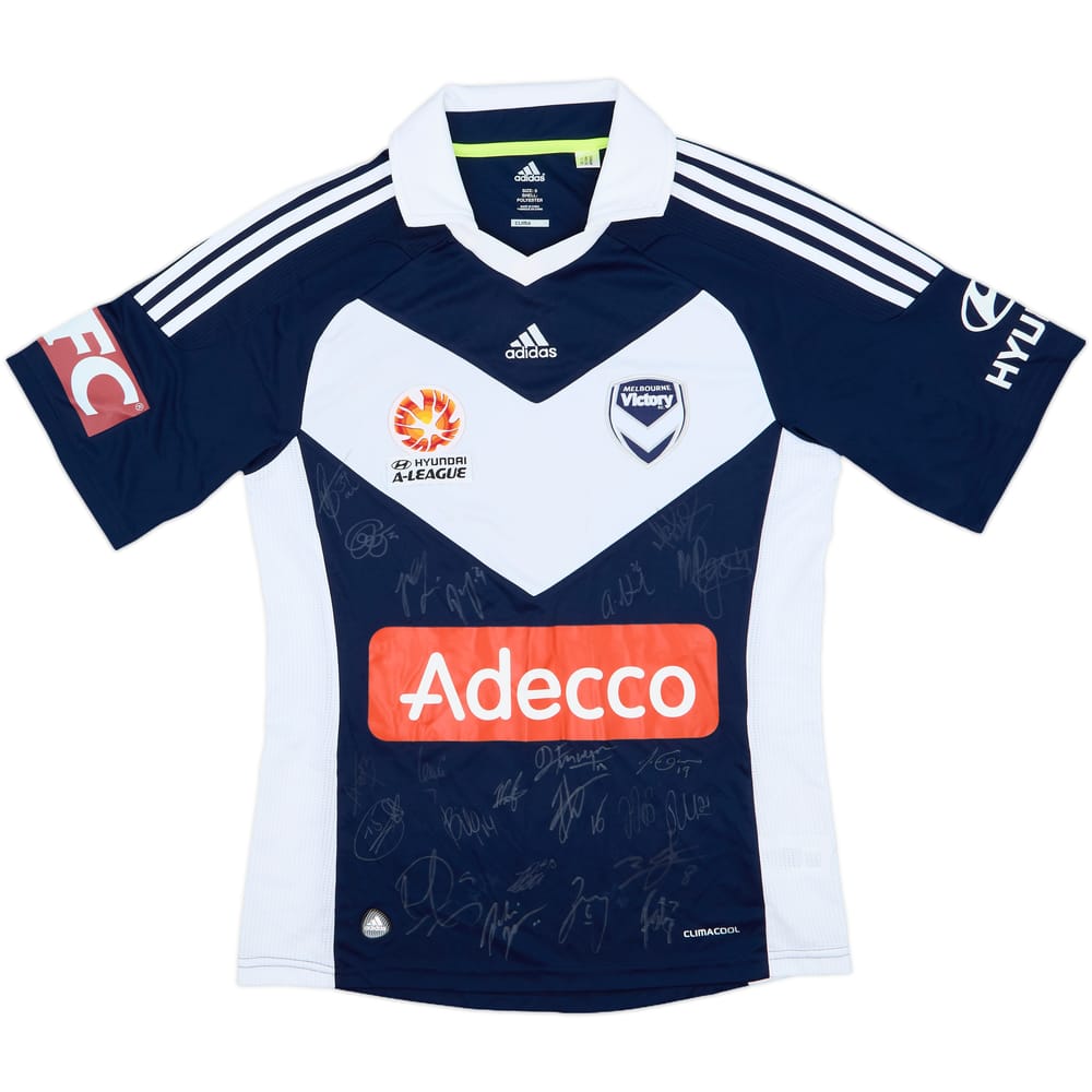 2011-12 Melbourne Victory Signed Home Shirt - 7/10 - (S)