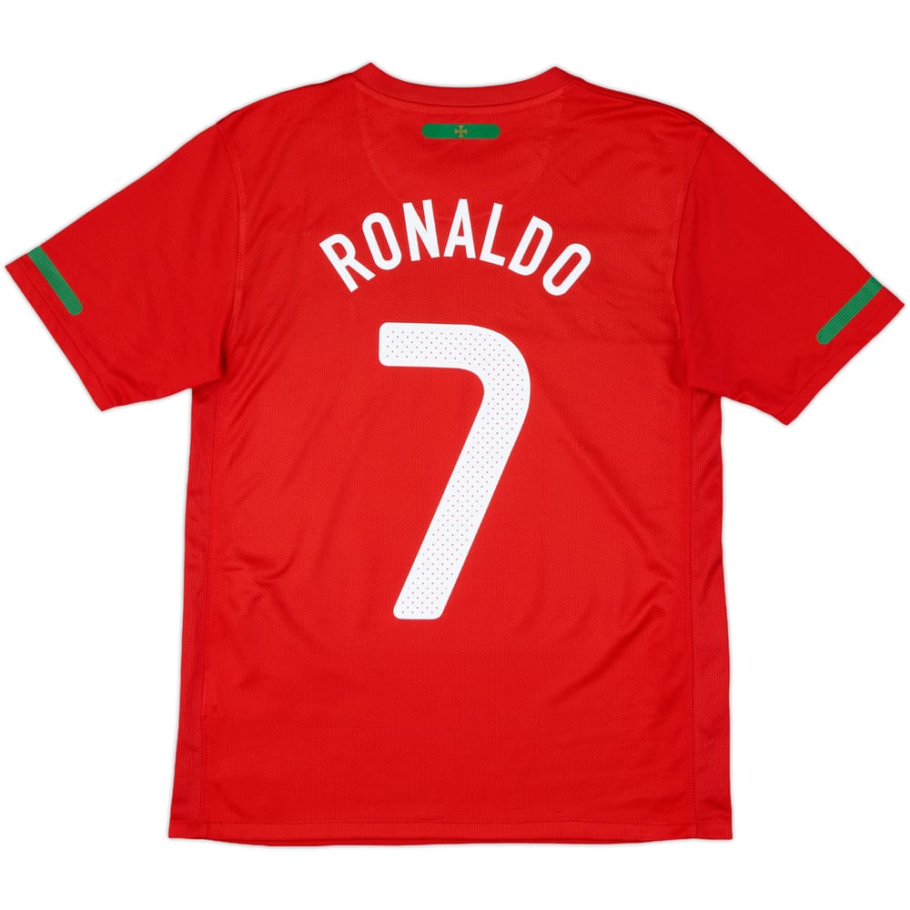 2010-11 Portugal Home Shirt Ronaldo #7 - 9/10 - (XL.Boys)