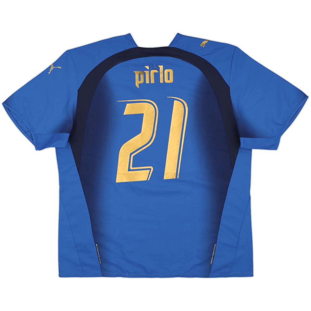 2006 Italy Home Shirt Pirlo #21 - 5/10 - (XL)