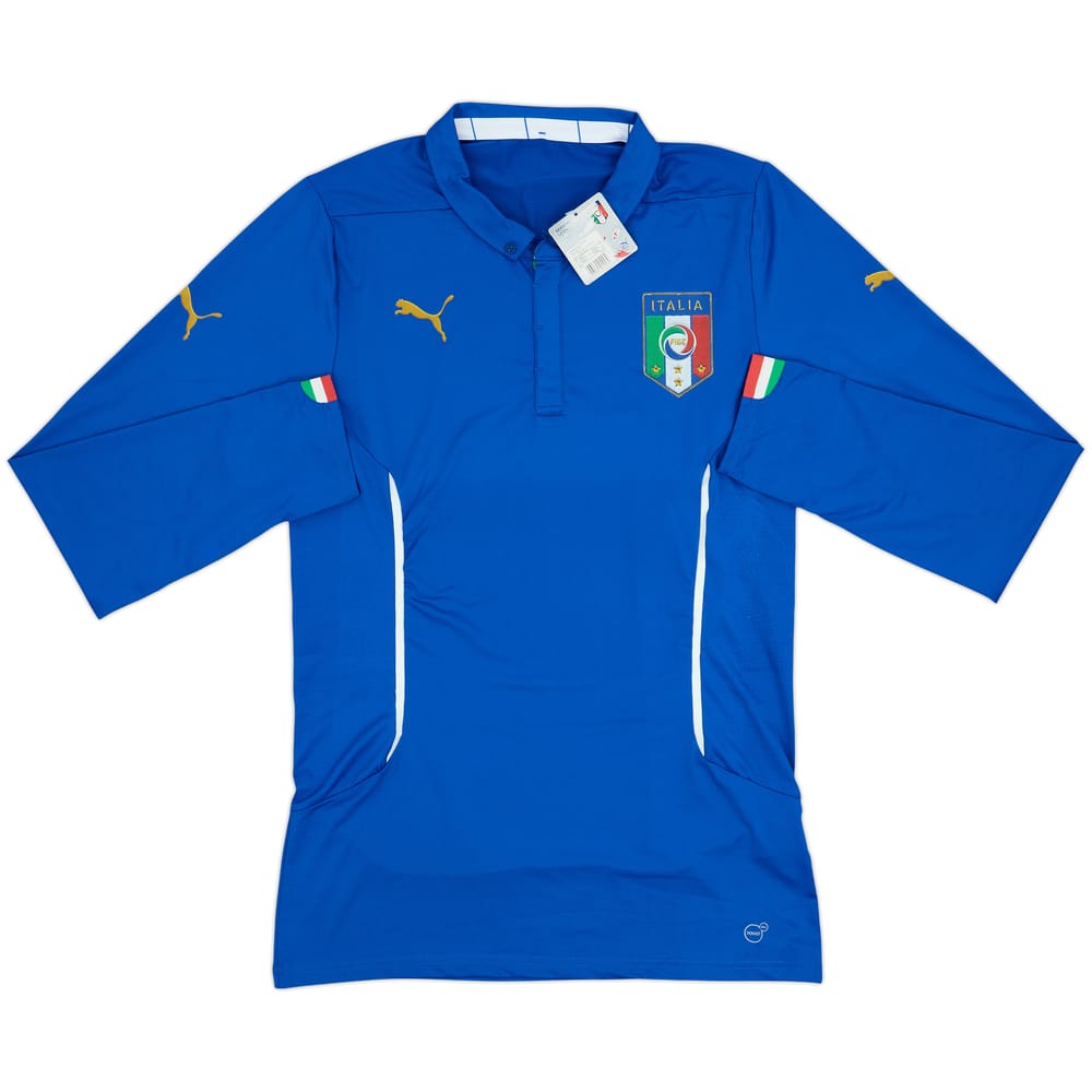 2014-15 Italy Player Issue Home L/S Shirt (3XL)