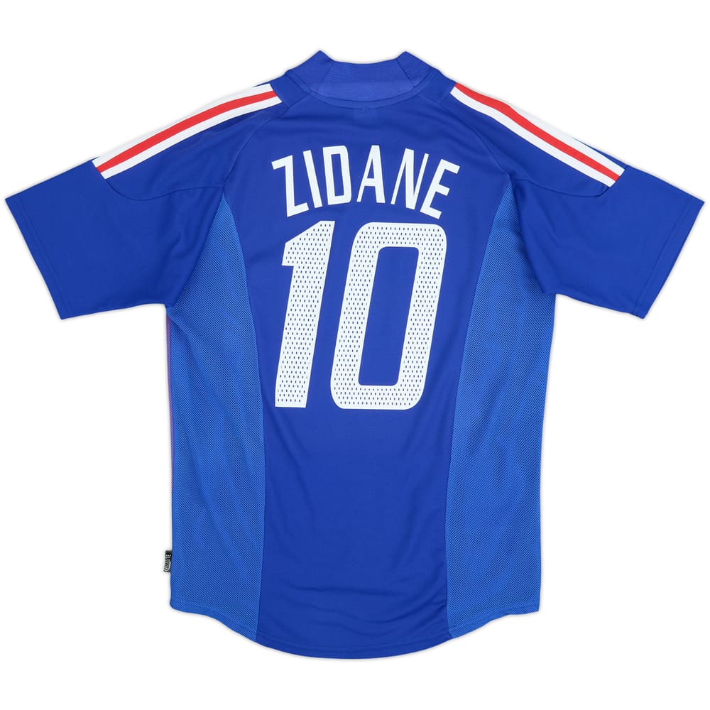 2002-04 France Home Shirt Zidane #10 - 5/10 - (M)