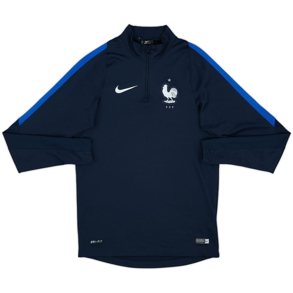 2016-17 France Nike 1/4 Zip Drill Top - 5/10 - (S)