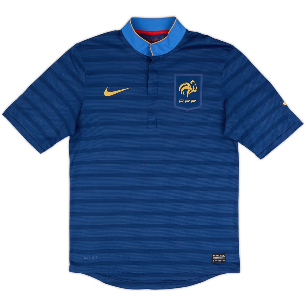 2012-13 France Authentic Home Shirt - 8/10 - (S)