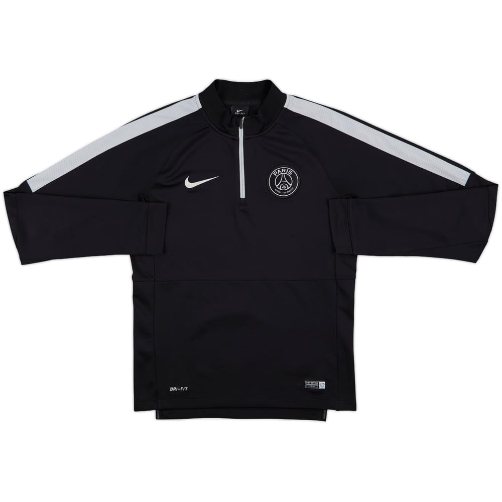 2014-15 Paris Saint-Germain Nike 1/4 Zip Drill Top - 8/10 - (S)