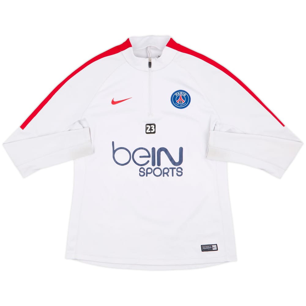 2016-17 Paris Saint-Germain Player Issue Nike 1/4 Zip Drill Top #23 - 6/10 - (M)