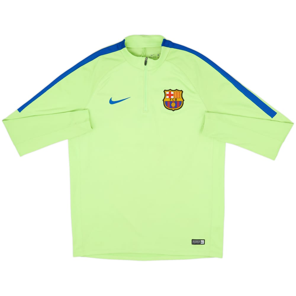 2017-18 Barcelona Nike 1/4 Zip Drill Top - 7/10 - (L)