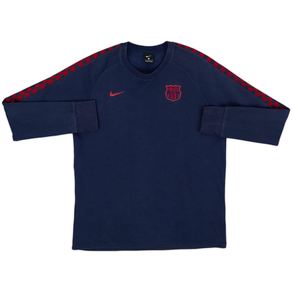 2019-20 Barcelona Nike Sweat Top - 8/10 - (L)
